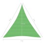 Toldo de vela HDPE verde claro 160 g/m² 5x6x6 m de vidaXL, Sombrillas - Ref: Foro24-311318, Precio: 52,26 €, Descuento: %