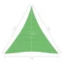 Toldo de vela HDPE verde claro 160 g/m² 5x6x6 m de vidaXL, Sombrillas - Ref: Foro24-311318, Precio: 54,86 €, Descuento: %