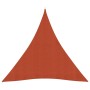 Terracotta HDPE sail awning 160 g/m² 4x4x4 m by vidaXL, Umbrellas - Ref: Foro24-311368, Price: 35,54 €, Discount: %
