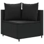 Juego de sofás jardín 4 pzas con cojines ratán sintético negro by , Garden sets - Ref: Foro24-3308363, Price: 259,19 €, Disco...