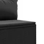 Juego de sofás jardín 4 pzas con cojines ratán sintético negro by , Garden sets - Ref: Foro24-3308363, Price: 259,19 €, Disco...