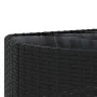 Juego de sofás jardín 4 pzas con cojines ratán sintético negro by , Garden sets - Ref: Foro24-3308363, Price: 259,19 €, Disco...