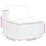 Juego de sofás jardín 4 pzas con cojines ratán sintético negro by , Garden sets - Ref: Foro24-3308363, Price: 259,19 €, Disco...