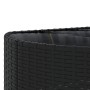 Gartenmöbel-Set 5-teilig mit schwarzen Polstern aus synthetischem Rattan von , Gartensets - Ref: Foro24-3308444, Preis: 392,9...