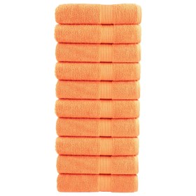 Toallas de mano SOLUND 10 unidades naranja 50x100 cm 600 gsm de , Toallas - Ref: Foro24-137379, Precio: 73,39 €, Descuento: %