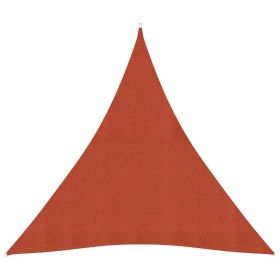 Terracotta HDPE sail awning 160 g/m² 4.5x4.5x4.5 m by vidaXL, Umbrellas - Ref: Foro24-311370, Price: 38,21 €, Discount: %
