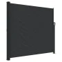 Toldo lateral retráctil negro 180x500 cm de , Sombrillas - Ref: Foro24-4004444, Precio: 112,19 €, Descuento: %