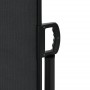 Toldo lateral retráctil negro 180x500 cm by , Umbrellas - Ref: Foro24-4004444, Price: 123,40 €, Discount: %