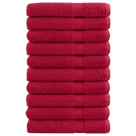 Toallas premium SOLUND 10 unidades rojo 100x200 cm 600 gsm by , Towels - Ref: Foro24-137415, Price: 229,59 €, Discount: %