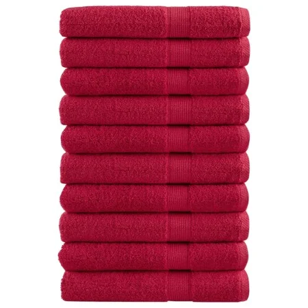 Premium-Handtücher SOLUND, 10 Stück, rot, 100x200 cm, 600 g/m². von , Handtücher - Ref: Foro24-137415, Preis: 229,59 €, Rabat...