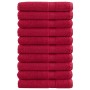 Premium-Handtücher SOLUND, 10 Stück, rot, 100x200 cm, 600 g/m². von , Handtücher - Ref: Foro24-137415, Preis: 233,88 €, Rabat...