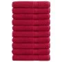 Toallas premium SOLUND 10 unidades rojo 100x200 cm 600 gsm by , Towels - Ref: Foro24-137415, Price: 229,59 €, Discount: %