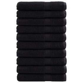 Saunatücher SOLUND 10 Stück schwarz 80x200 cm 600 g/m² von , Handtücher - Ref: Foro24-137436, Preis: 185,86 €, Rabatt: %