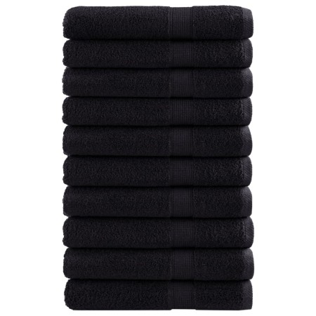 Saunatücher SOLUND 10 Stück schwarz 80x200 cm 600 g/m² von , Handtücher - Ref: Foro24-137436, Preis: 182,92 €, Rabatt: %