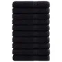 Toallas de sauna SOLUND 10 unidades negro 80x200 cm 600 gsm de , Toallas - Ref: Foro24-137436, Precio: 172,38 €, Descuento: %