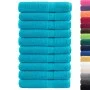 Saunatücher SOLUND 10 Stück türkis 80x200 cm 600 g/m² von , Handtücher - Ref: Foro24-137460, Preis: 178,92 €, Rabatt: %