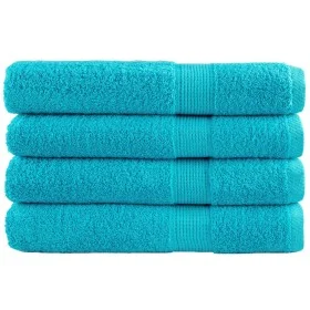 Premium-Handtücher SOLUND, 4 Stück, türkis, 100x200 cm, 600 g/m². von , Handtücher - Ref: Foro24-137462, Preis: 105,90 €, Rab...