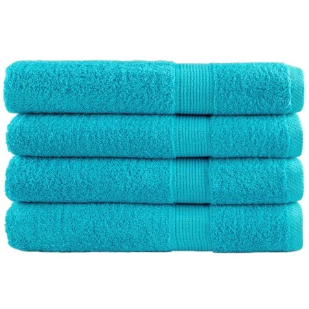 Premium-Handtücher SOLUND, 4 Stück, türkis, 100x200 cm, 600 g/m². von , Handtücher - Ref: Foro24-137462, Preis: 105,90 €, Rab...