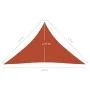 HDPE-Segelmarkise in Terrakotta, 160 g/m², 3,5x3,5x4,9 m. von vidaXL, Sonnenschirme - Ref: Foro24-311367, Preis: 29,09 €, Rab...