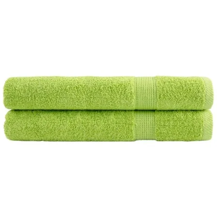Toallas de sauna SOLUND 2 uds verde manzana 80x200 cm 600 gsm de , Toallas - Ref: Foro24-137506, Precio: 46,08 €, Descuento: %