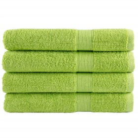 Premium-Handtücher SOLUND 4 Stück Apfelgrün 100x200 cm 600 g/m² von , Handtücher - Ref: Foro24-137510, Preis: 97,42 €, Rabatt: %