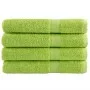 Toallas premium SOLUND 4 uds verde manzana 100x200 cm 600 gsm de , Toallas - Ref: Foro24-137510, Precio: 95,65 €, Descuento: %