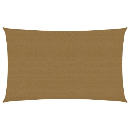 Taupe gray HDPE sail awning 160 g/m² 2x4.5 m by vidaXL, Umbrellas - Ref: Foro24-311395, Price: 31,80 €, Discount: %