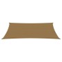 Taupe gray HDPE sail awning 160 g/m² 2x4.5 m by vidaXL, Umbrellas - Ref: Foro24-311395, Price: 31,80 €, Discount: %