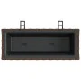Jardineras con ganchos 2 unidades ratán sintético marrón by , Pots and planters - Ref: Foro24-366399, Price: 61,44 €, Discoun...