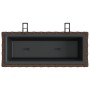 Jardineras con ganchos 2 unidades ratán sintético marrón by , Pots and planters - Ref: Foro24-366399, Price: 67,06 €, Discoun...