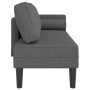 Sofá diván con cojines tela gris oscuro de , Divanes - Ref: Foro24-4007580, Precio: 128,04 €, Descuento: %