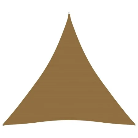 Taupe gray HDPE sail awning 160 g/m² 3.6x3.6x3.6 m by vidaXL, Umbrellas - Ref: Foro24-311418, Price: 22,37 €, Discount: %