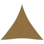 Taupe gray HDPE sail awning 160 g/m² 3.6x3.6x3.6 m by vidaXL, Umbrellas - Ref: Foro24-311418, Price: 22,37 €, Discount: %