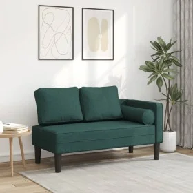 Sofá diván con cojines tela verde oscuro by , Daybeds - Ref: Foro24-4007582, Price: 171,00 €, Discount: %