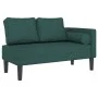 Sofá diván con cojines tela verde oscuro de , Divanes - Ref: Foro24-4007582, Precio: 171,00 €, Descuento: %