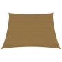 Taupe gray HDPE sail awning 160 g/m² 3/4x2 m by vidaXL, Umbrellas - Ref: Foro24-311433, Price: 19,66 €, Discount: %