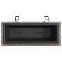 Jardineras con ganchos 2 unidades ratán sintético gris by , Pots and planters - Ref: Foro24-366400, Price: 78,64 €, Discount: %