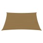 Taupe gray HDPE sail awning 160 g/m² 3/4x2 m by vidaXL, Umbrellas - Ref: Foro24-311433, Price: 19,66 €, Discount: %