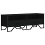 Mueble de TV madera de ingeniería negro 122x34x41 cm de , Muebles TV - Ref: Foro24-848579, Precio: 73,08 €, Descuento: %