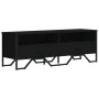 TV-Möbel aus schwarzem Ingenieurholz 122x34x41 cm von , TV-Möbel - Ref: Foro24-848579, Preis: 72,19 €, Rabatt: %