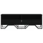 TV-Möbel aus schwarzem Ingenieurholz 122x34x41 cm von , TV-Möbel - Ref: Foro24-848579, Preis: 72,19 €, Rabatt: %