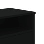 Mueble de TV madera de ingeniería negro 122x34x41 cm de , Muebles TV - Ref: Foro24-848579, Precio: 73,08 €, Descuento: %