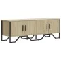 TV-Möbel aus Sonoma-Eichenfurnierholz, 122x34x41 cm. von , TV-Möbel - Ref: Foro24-848585, Preis: 61,66 €, Rabatt: %