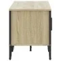 TV-Möbel aus Sonoma-Eichenfurnierholz, 122x34x41 cm. von , TV-Möbel - Ref: Foro24-848585, Preis: 61,66 €, Rabatt: %