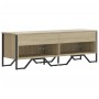 TV-Möbel aus Sonoma-Eichenfurnierholz, 122x34x41 cm. von , TV-Möbel - Ref: Foro24-848585, Preis: 62,15 €, Rabatt: %