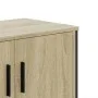 TV-Möbel aus Sonoma-Eichenfurnierholz, 122x34x41 cm. von , TV-Möbel - Ref: Foro24-848585, Preis: 61,66 €, Rabatt: %