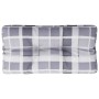Cojín para sofá de palets tela a cuadros gris 70x40x12 cm by , Cushions for chairs and sofas - Ref: Foro24-360593, Price: 22,...