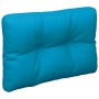 Cojín para sofá de palets de tela azul claro 50x40x12 cm by , Cushions for chairs and sofas - Ref: Foro24-360539, Price: 20,9...