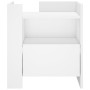 Mesita de noche madera de ingeniería blanco 45x50x50 cm de , Mesitas de noche - Ref: Foro24-848276, Precio: 66,91 €
