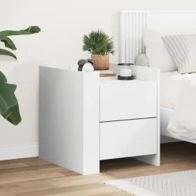 Mesita de noche madera de ingeniería blanco 45x50x50 cm von , Nachttische - Ref: Foro24-848283, Preis: 56,59 €, Rabatt: %